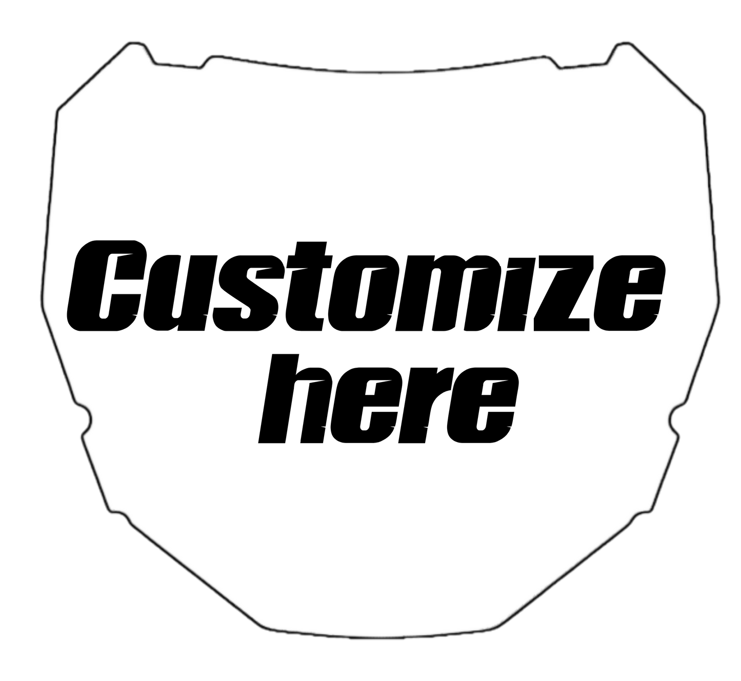 Odi Plate Decals